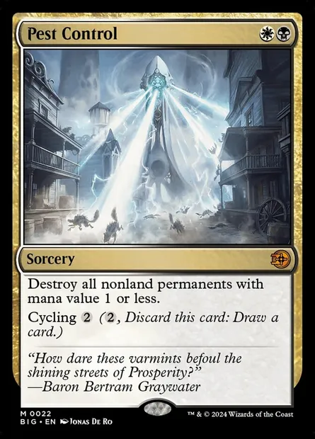 Pest Control, Magic card BIG 22 — The Big Score set