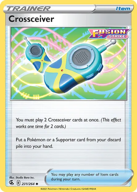 Crossceiver, Pokémon card FST 231 — Fusion Strike set