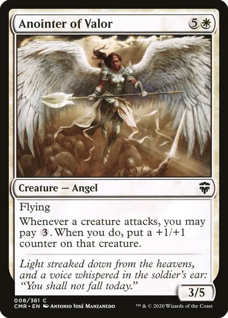 Anointer of Valor, Magic card CMR 8 — Commander Legends set