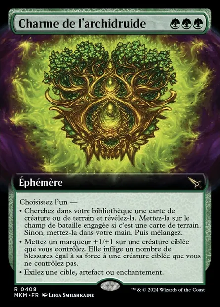 Charme de l'archidruide, carte Magic MKM 408 — extension Murders at Karlov Manor