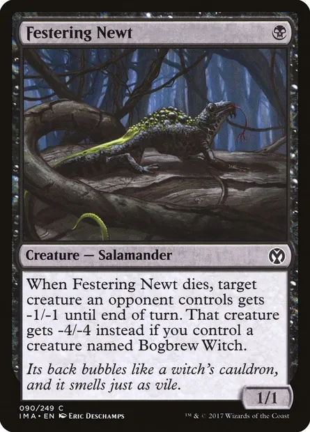 Festering Newt, Magic card IMA 90 — Iconic Masters set