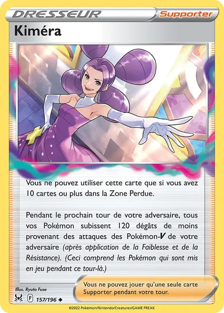 Kiméra, carte Pokémon LOR 157 — extension Origine Perdue