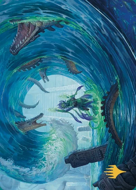 Wave Goodbye // Wave Goodbye, carte Magic ALCI 76 — extension The Lost Caverns of Ixalan Art Series
