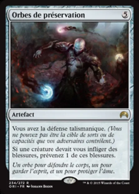 Orbes de préservation, carte Magic ORI 234 — extension Magic Origines