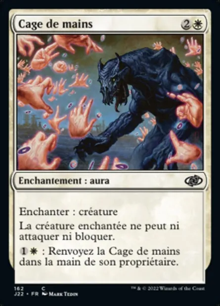 Cage de mains, carte Magic J22 162 — extension Jumpstart 2022