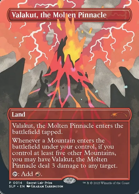 Valakut, the Molten Pinnacle, Magic card SLP 14 — Secret Lair Promo set