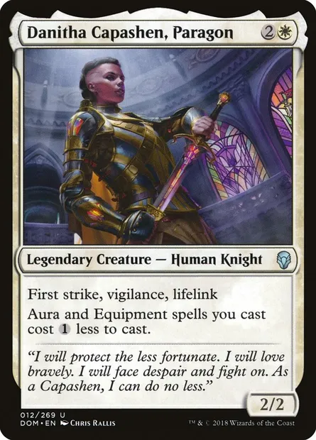 Danitha Capashen, Paragon, Magic card DOM 12 — Dominaria set