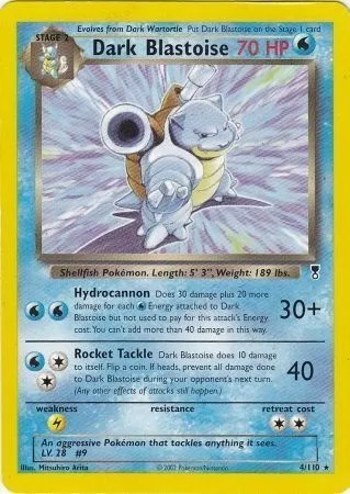 Tortank obscur, carte Pokémon TDX 004-4 — extension Theme Deck & Blisters Exclusives