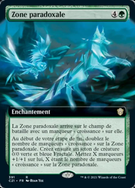 Zone paradoxale, carte Magic C21 391 — extension Commander 2021