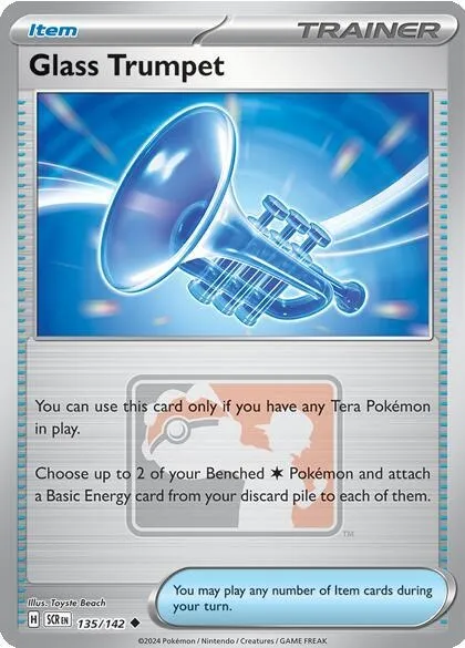 Trompette de Verre, carte Pokémon LGP 135 — extension League Promos