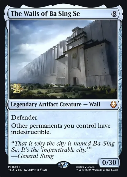 The Walls of Ba Sing Se, Magic card PTLA 261s — Avatar: The Last Airbender Promos set