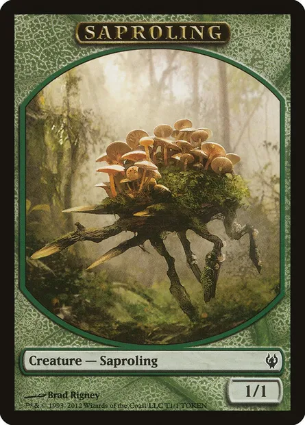 Saproling, carte Magic TDDJ 1 — extension Duel Decks: Izzet vs. Golgari Tokens