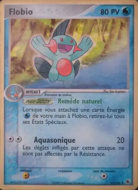 Flobio, carte Pokémon RS 41 — extension EX Rubis & Saphir