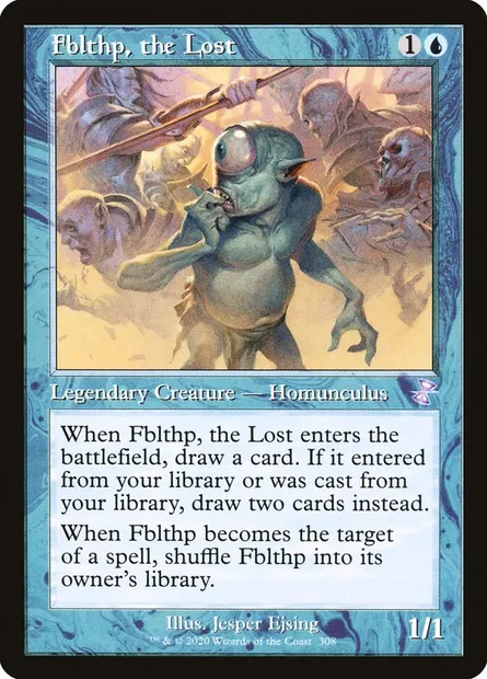 Fblthp, the Lost, Magic card TSR 308 — Time Spiral Remastered set