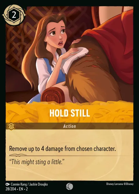 Hold Still, Disney Lorcana card CH2-028 — Rise of the Floodborn set