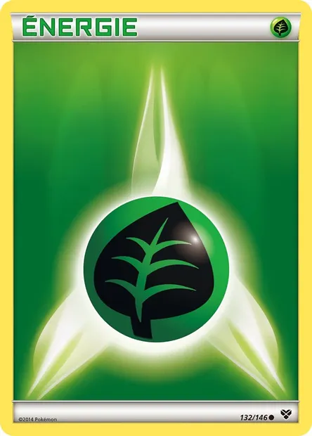 Énergie Plante, carte Pokémon XY 132 — extension XY