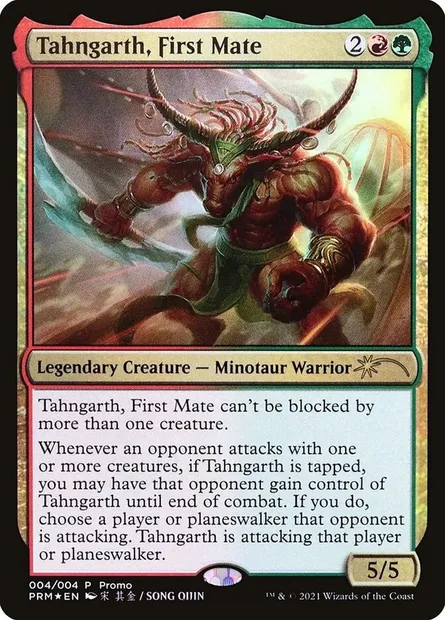 Tahngarth, First Mate, Magic card PL21 4 — Year of the Ox 2021 set