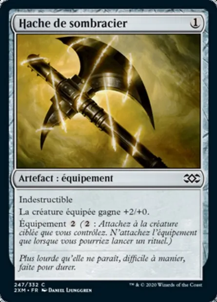 Hache de sombracier, carte Magic 2XM 247 — extension Double Masters