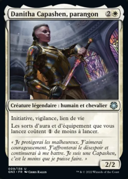 Danitha Capashen, parangon, carte Magic GN3 9 — extension Game Night: Free-for-All