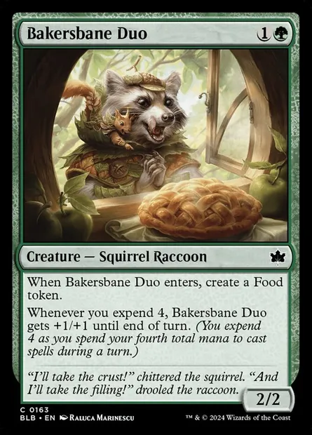 Bakersbane Duo, Magic card BLB 163 — Bloomburrow set