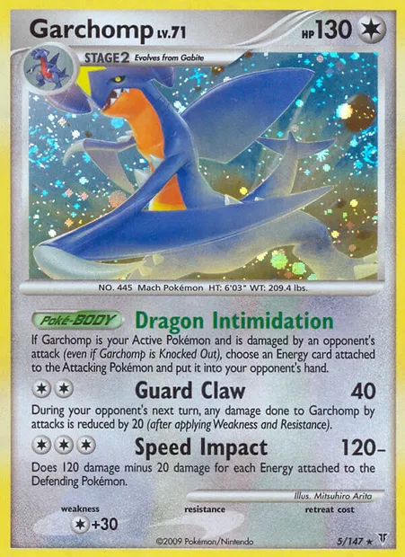 Garchomp, Pokémon card SV 5 — Supreme Victors set