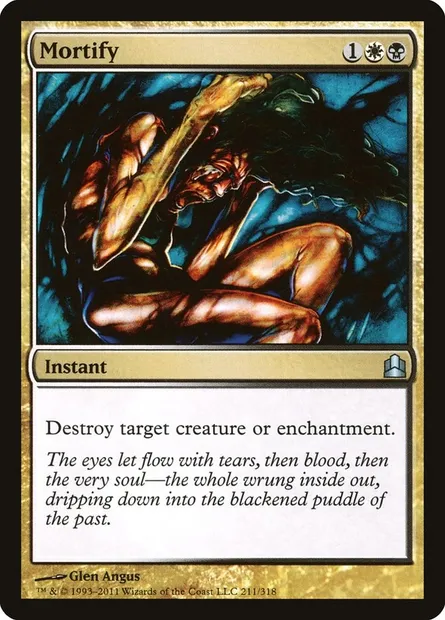 Mortify, Magic card CMD 211 — Commander 2011 set