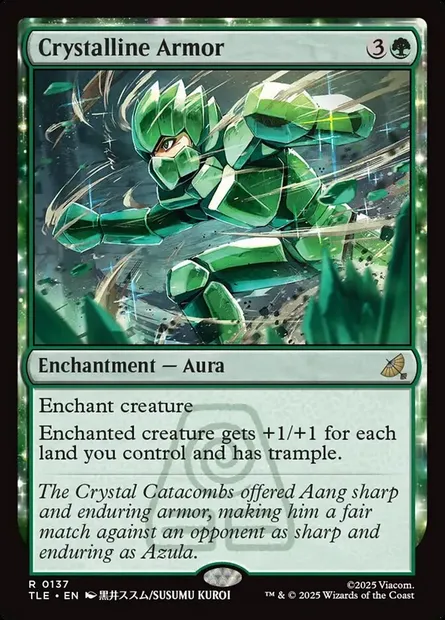 Crystalline Armor, Magic card TLE 137 — Avatar: The Last Airbender Eternal set