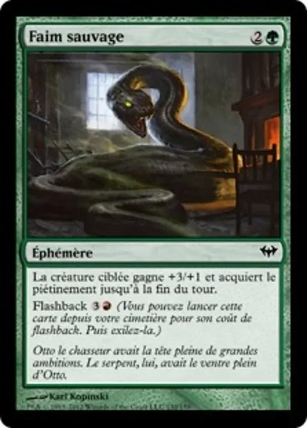 Faim sauvage, carte Magic DKA 132 — extension Obscure Ascension