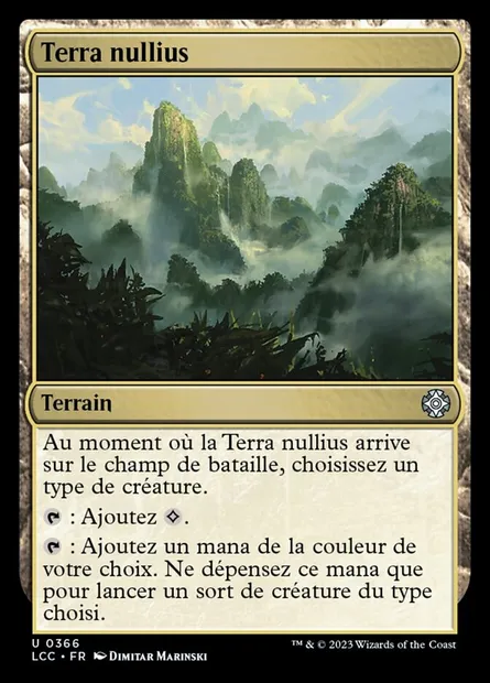 Terra nullius, carte Magic LCC 366 — extension The Lost Caverns of Ixalan Commander