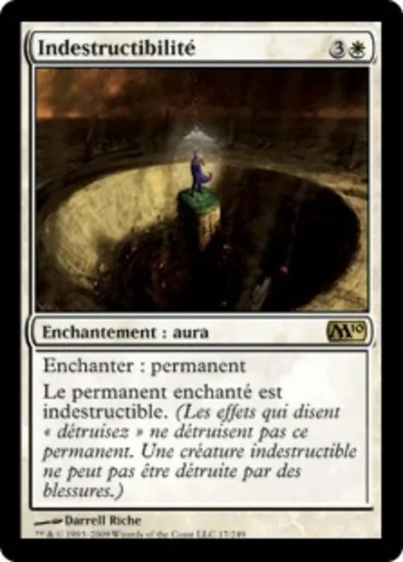 Indestructibilité, carte Magic M10 17 — extension Magic 2010
