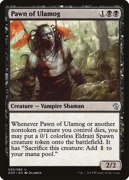 Pion d'Ulamog, carte Magic DDP 55 — extension Duel Decks: Zendikar vs. Eldrazi