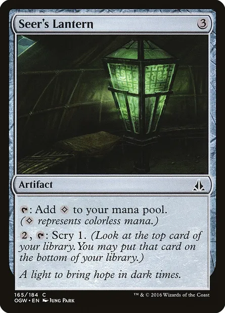 Seer's Lantern, Magic card OGW 165 — Oath of the Gatewatch set