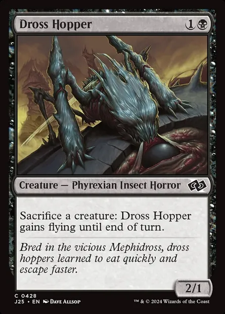 Dross Hopper, Magic card J25 428 — Foundations Jumpstart set