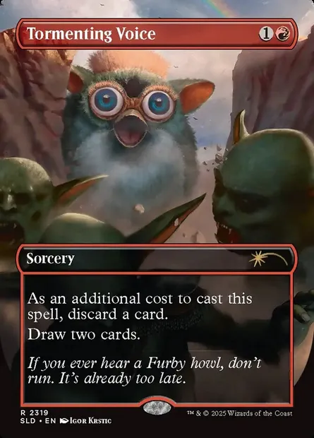 Tormenting Voice, Magic card SLD 2319 — Secret Lair Drop set