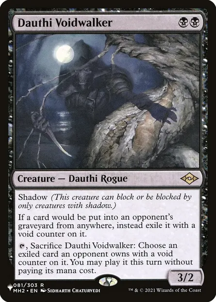 Marchevide dauthi, carte Magic PLST MH2-81 — extension The List