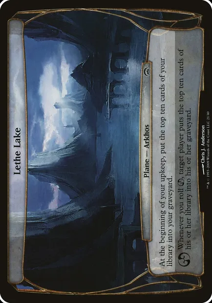 Lac de Lethe, carte Magic OHOP 21 — extension Planechase Planes