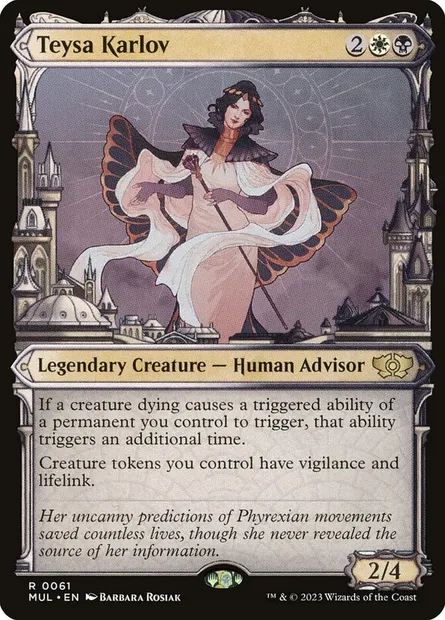 Teysa Karlov, Magic card MUL 61 — Multiverse Legends set
