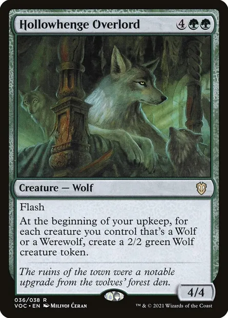 Hollowhenge Overlord, Magic card VOC 36 — Crimson Vow Commander set