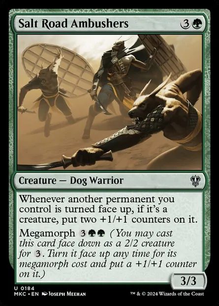 Salt Road Ambushers, Magic card MKC 184 — Murders at Karlov Manor Commander set