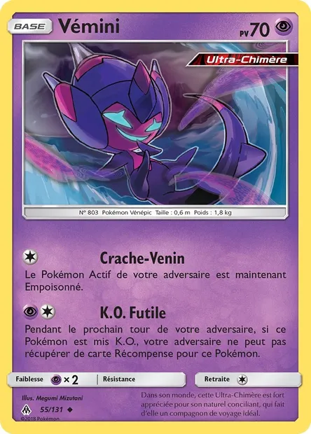 Vémini, carte Pokémon FLI 55 — extension Lumière Interdite