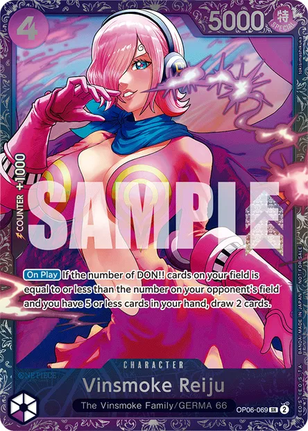 Vinsmoke Reiju, One Piece card OP06-069 — WINGS OF THE CAPTAIN set