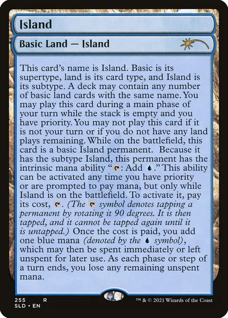 Island, Magic card SLD 255 — Secret Lair Drop set