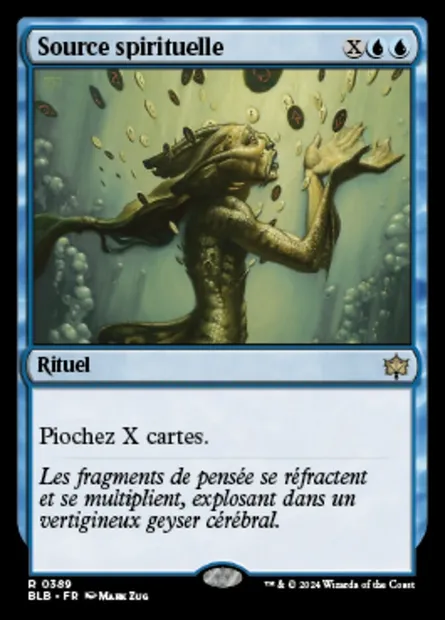 Source spirituelle, carte Magic BLB 389 — extension Bloomburrow