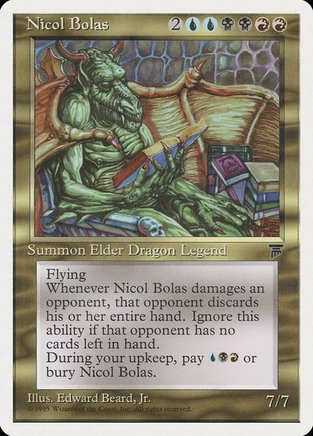 Nicol Bolas, Magic card CHR 81 — Chronicles set
