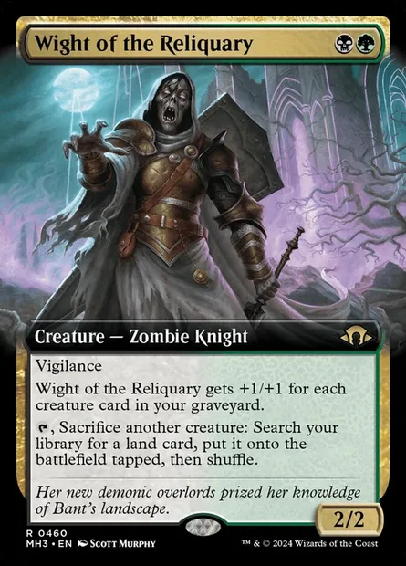 Wight of the Reliquary, Magic card MH3 460 — Modern Horizons 3 set