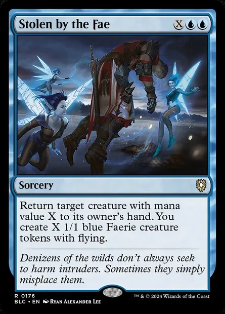 Stolen by the Fae, Magic card BLC 176 — Bloomburrow Commander set