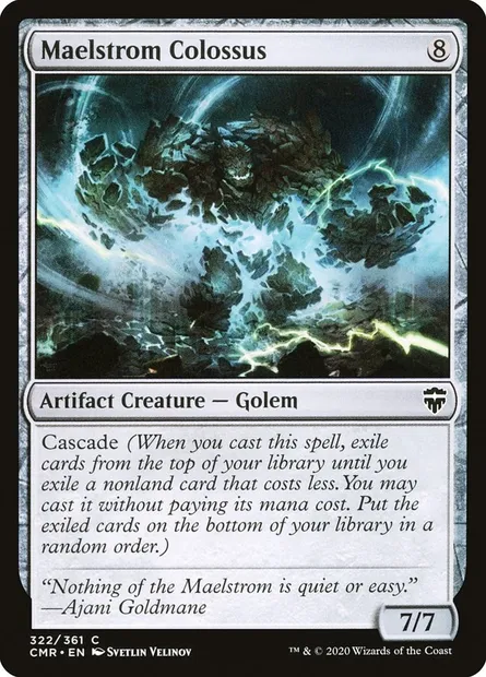 Maelstrom Colossus, Magic card CMR 322 — Commander Legends set