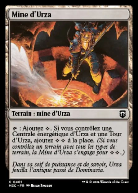 Mine d'Urza, carte Magic M3C 401 — extension Modern Horizons 3 Commander