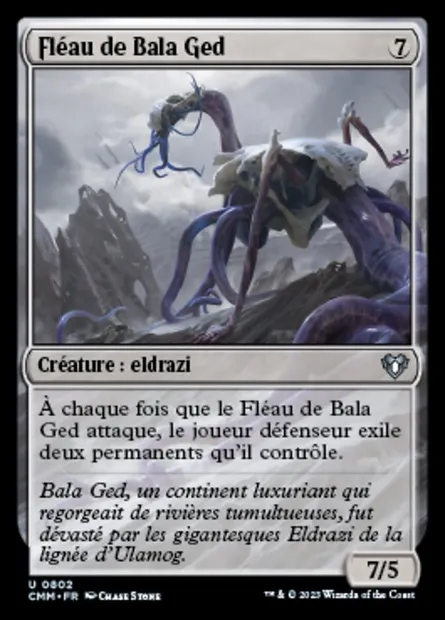 Fléau de Bala Ged, carte Magic CMM 802 — extension Commander Masters