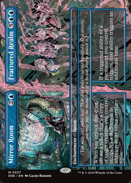 Mirror Room // Fractured Realm, Magic card DSK 337 — Duskmourn: House of Horror set